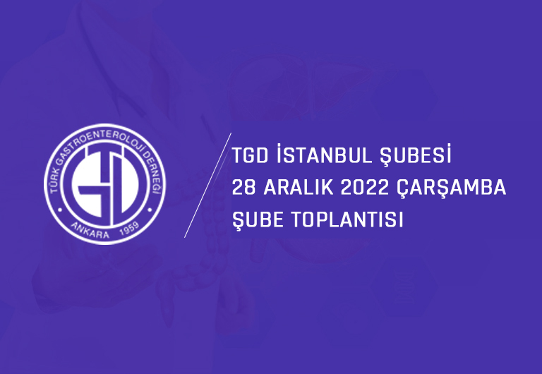 TGD İstanbul Şubesi 28 Aralık 2022 Çarşamba Şube Toplantısı